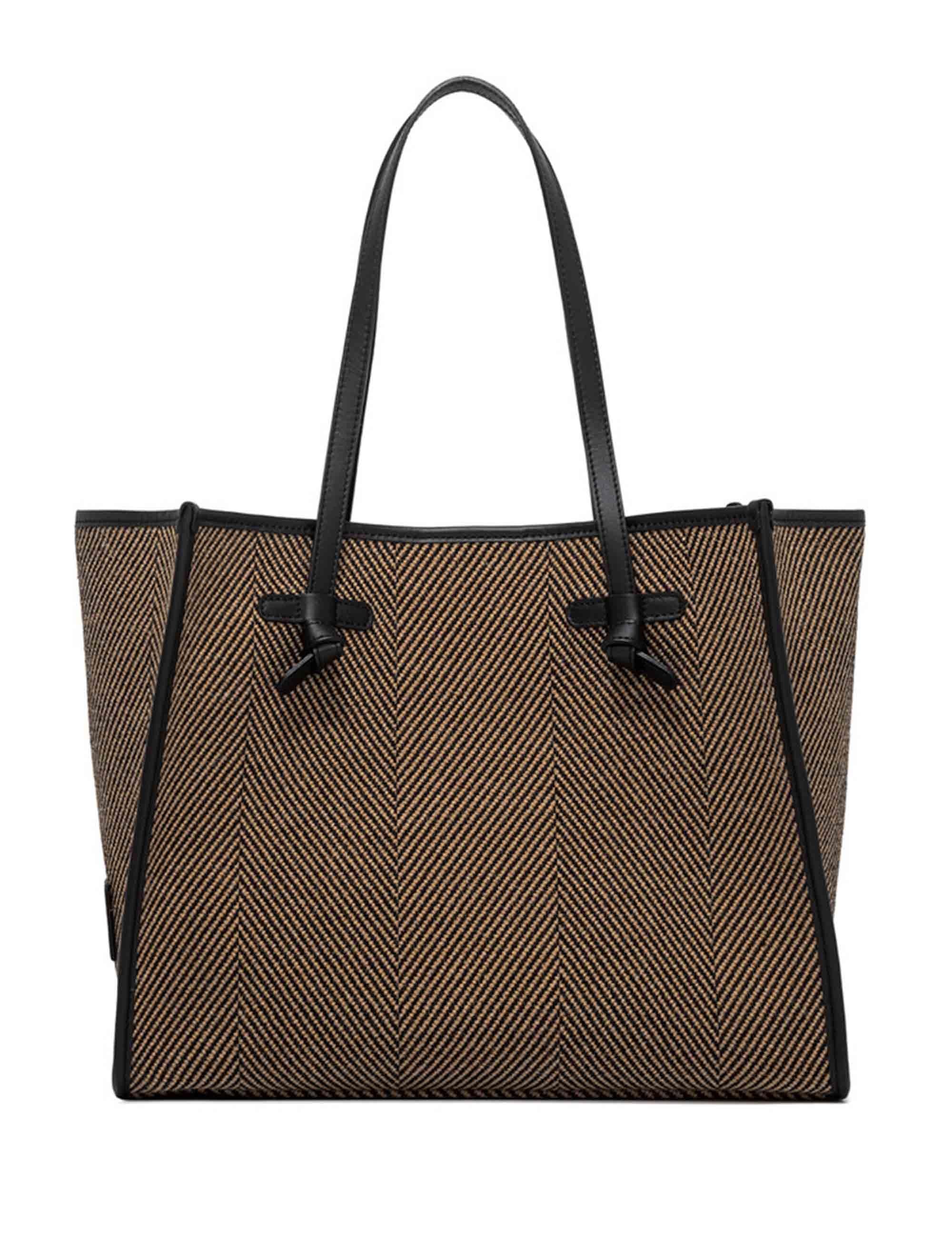 Borse Marcella in tessuto lana spigato nero Donna BS6850 SPIGA NERO