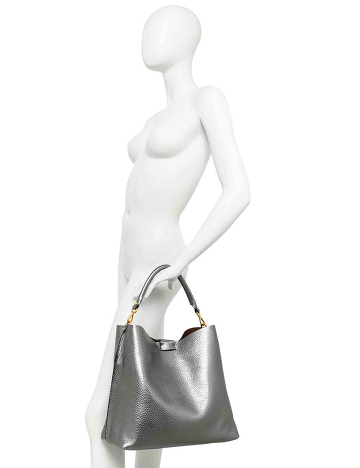 Borse donna Aretha in pelle nera BS11833 12565 RNGDBL Gianni Chiarini 