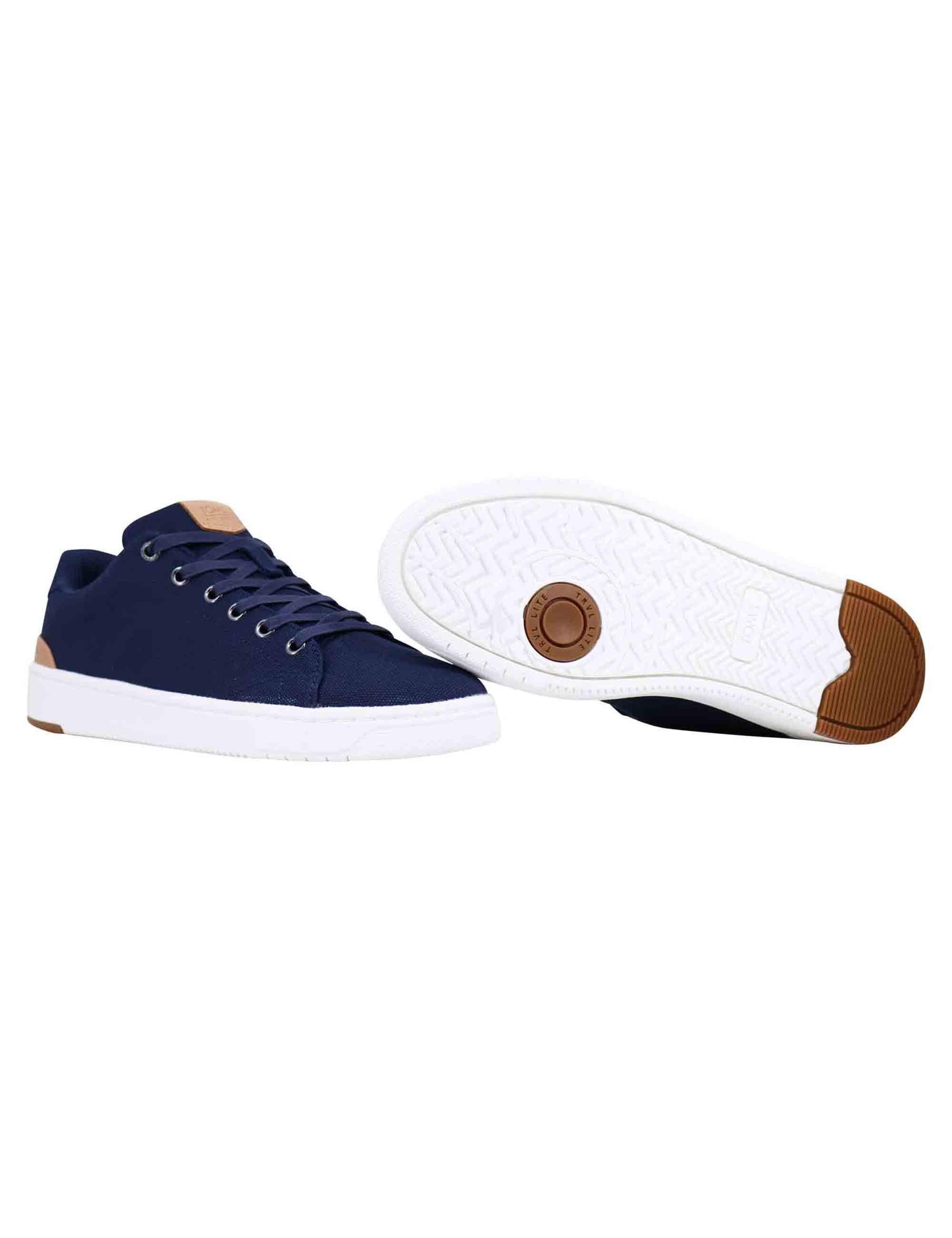 Sneakers uomo in tessuto blu 10016335 410 Toms 