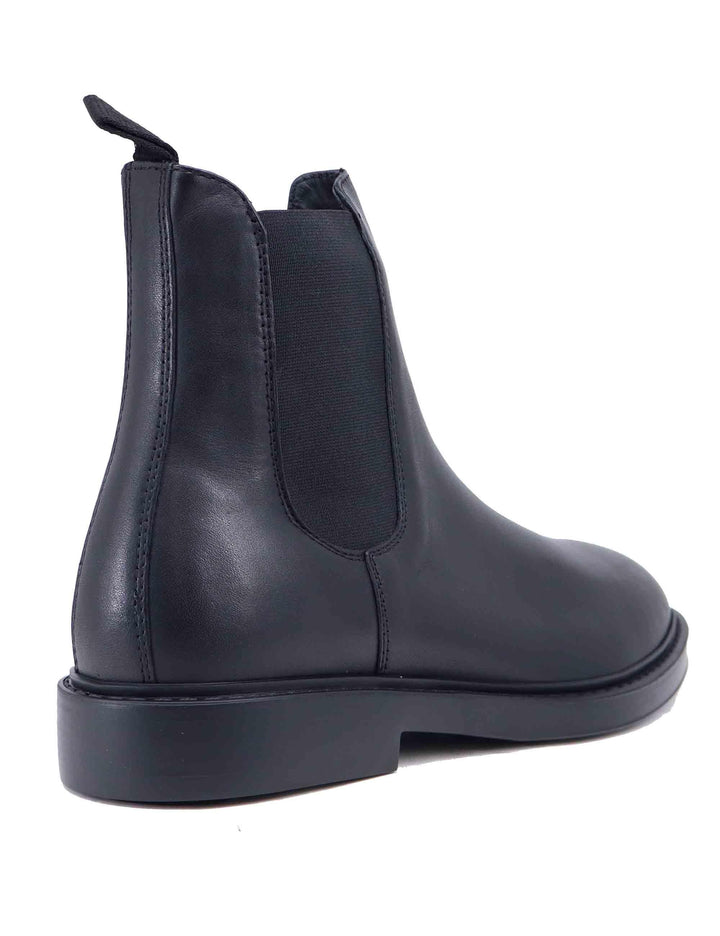 Stivaletti beatles uomo in pelle nera con suola in gomma 22939 O-VP1 Antica Cuoieria 