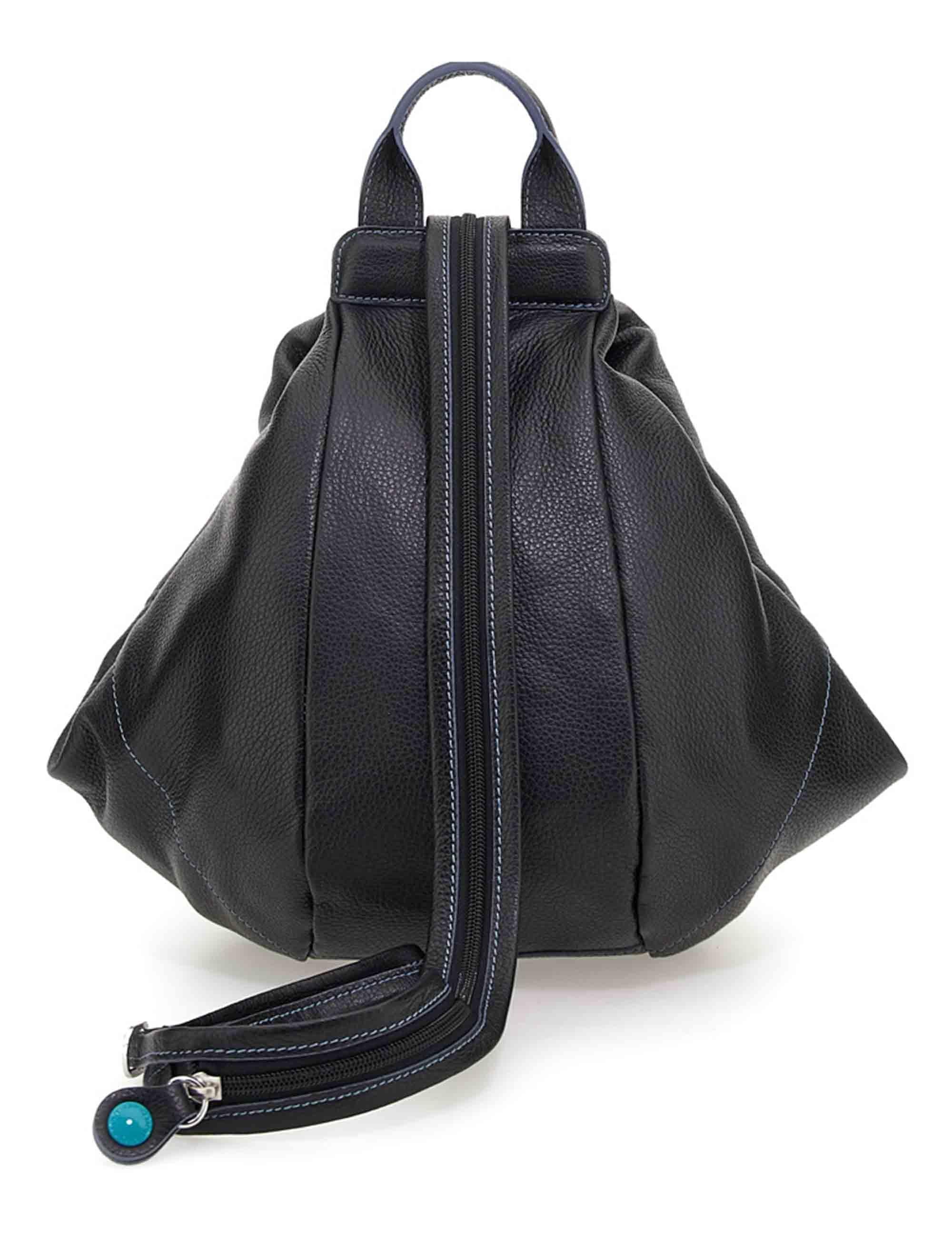 Zaini donna GRETA in pelle nera trasformabili G002830T2 X1882 C0001 Gabs 