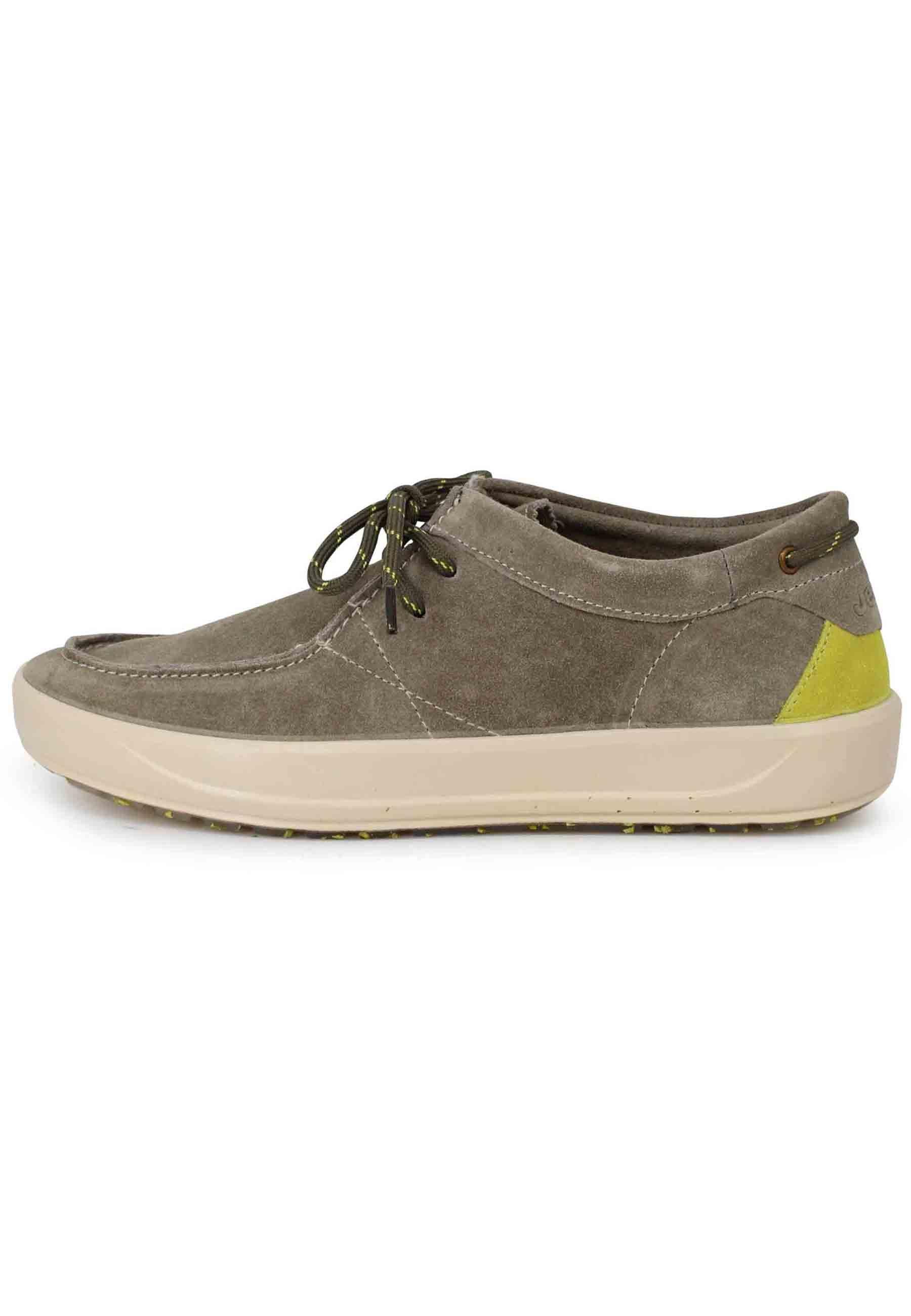Stringate uomo Bob Cat in camoscio verde con suola in gomma JM3104 105 Jeep 