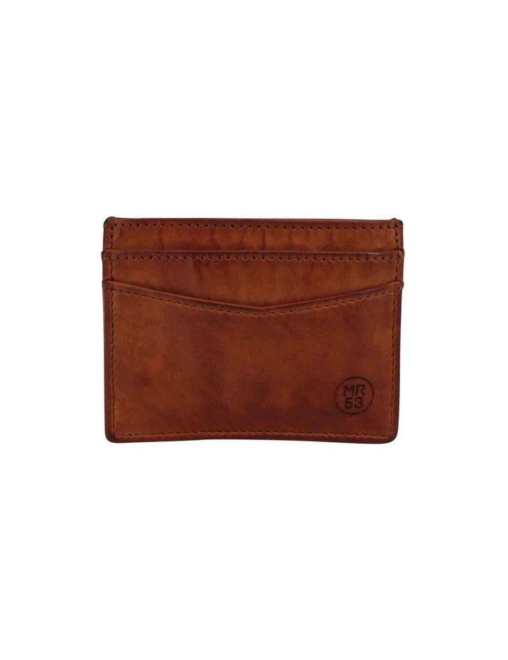 Portacarte uomo in pelle vintage cuoio MRS241P156 C61 Minoronzoni 