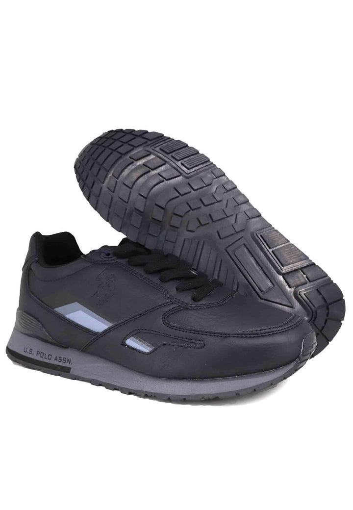 Sneakers uomo in eco pelle nero TABRY006 BLK U.S. Polo Assn. 