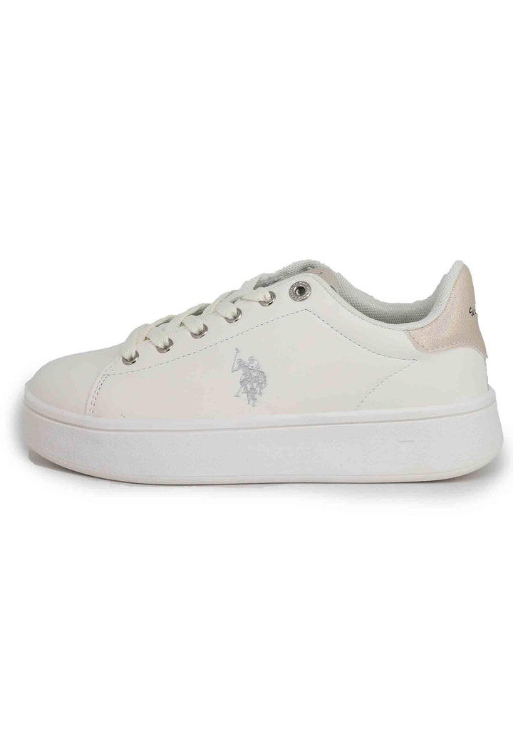 Sneakers donna in eco pelle bianca MARAYA001B WHI U.S. Polo Assn. 