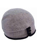 Cappelli in lana grigia con bottoni Donna 019838-00000 13