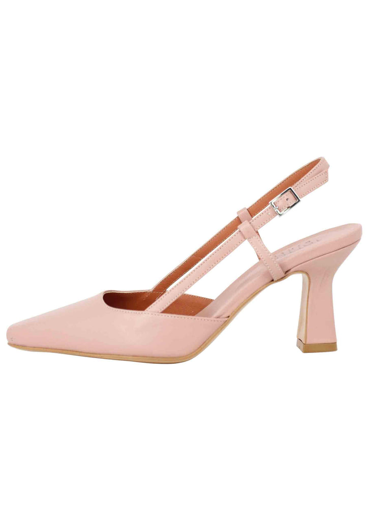 Decollete slingback donna in pelle rosa con tacco alto MAIA 1 033 Tattoo 