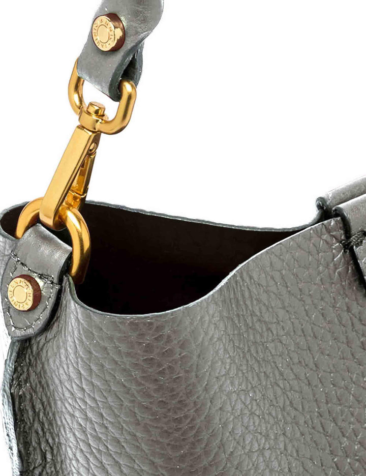 Borse donna Aretha in pelle argento BS11830 14205 RNGDBL Gianni Chiarini 