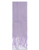 Perth lilac cotton blend stole with fringes Women 60260060 0017