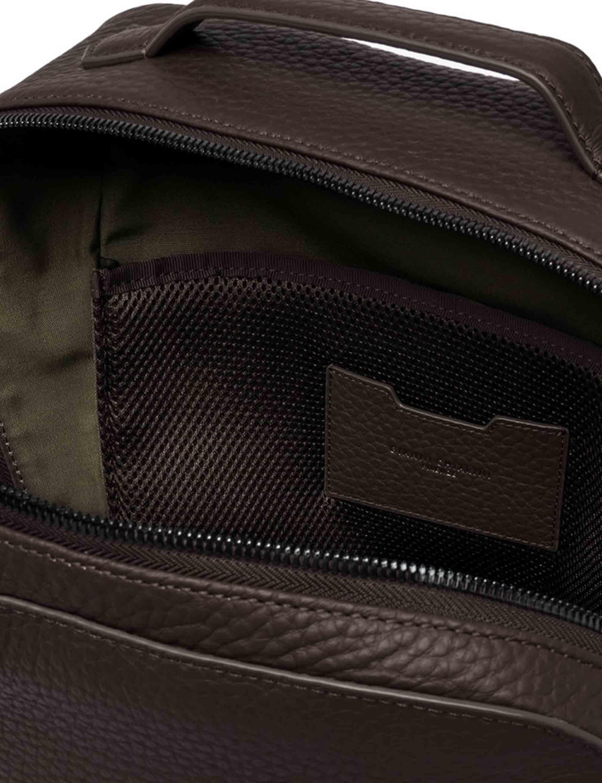 Zaini uomo Florence in pelle testa di moro ZNU B17813-1 DS 221 Gianni Chiarini 