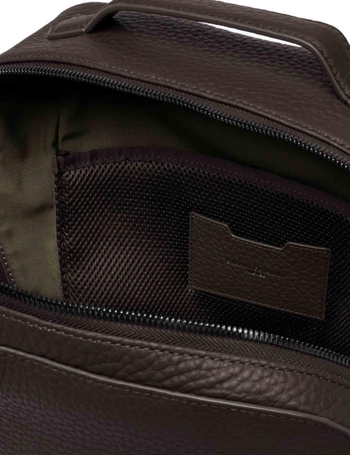 Zaini uomo Florence in pelle testa di moro ZNU B17813-1 DS 221 Gianni Chiarini 