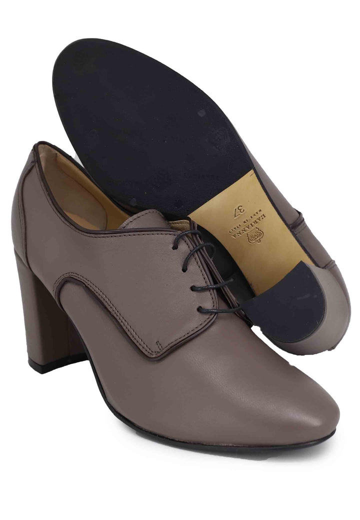 Stringate donna in pelle grigia tacco alto AL1661/G 2 L'Arianna 