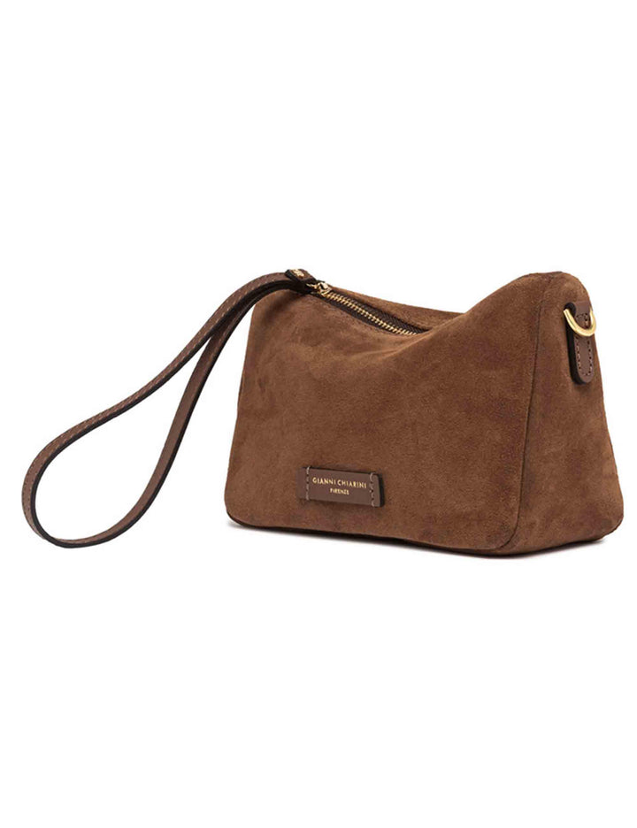 Borse donna Nora Pouch in camoscio cognac BS10224 13827 CM-PL Gianni Chiarini 