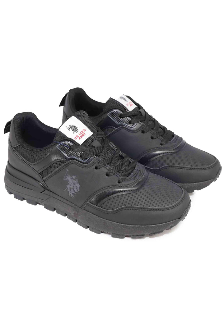 Sneakers uomo in eco pelle nero STORMY001 BLK U.S. Polo Assn. 