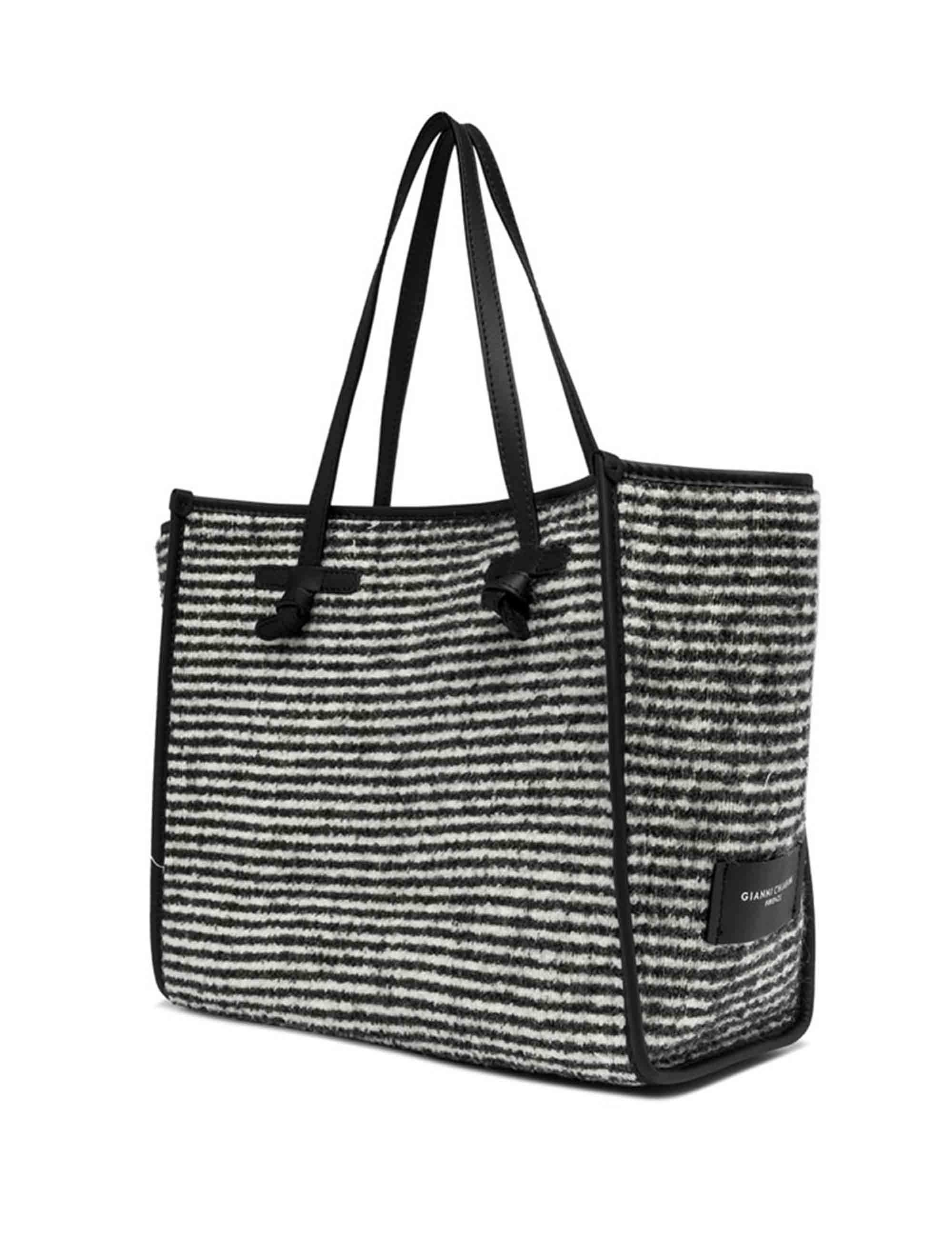 Shopping bag donna in tessuto lana nero Donna BS6850 PULLOVER 17825