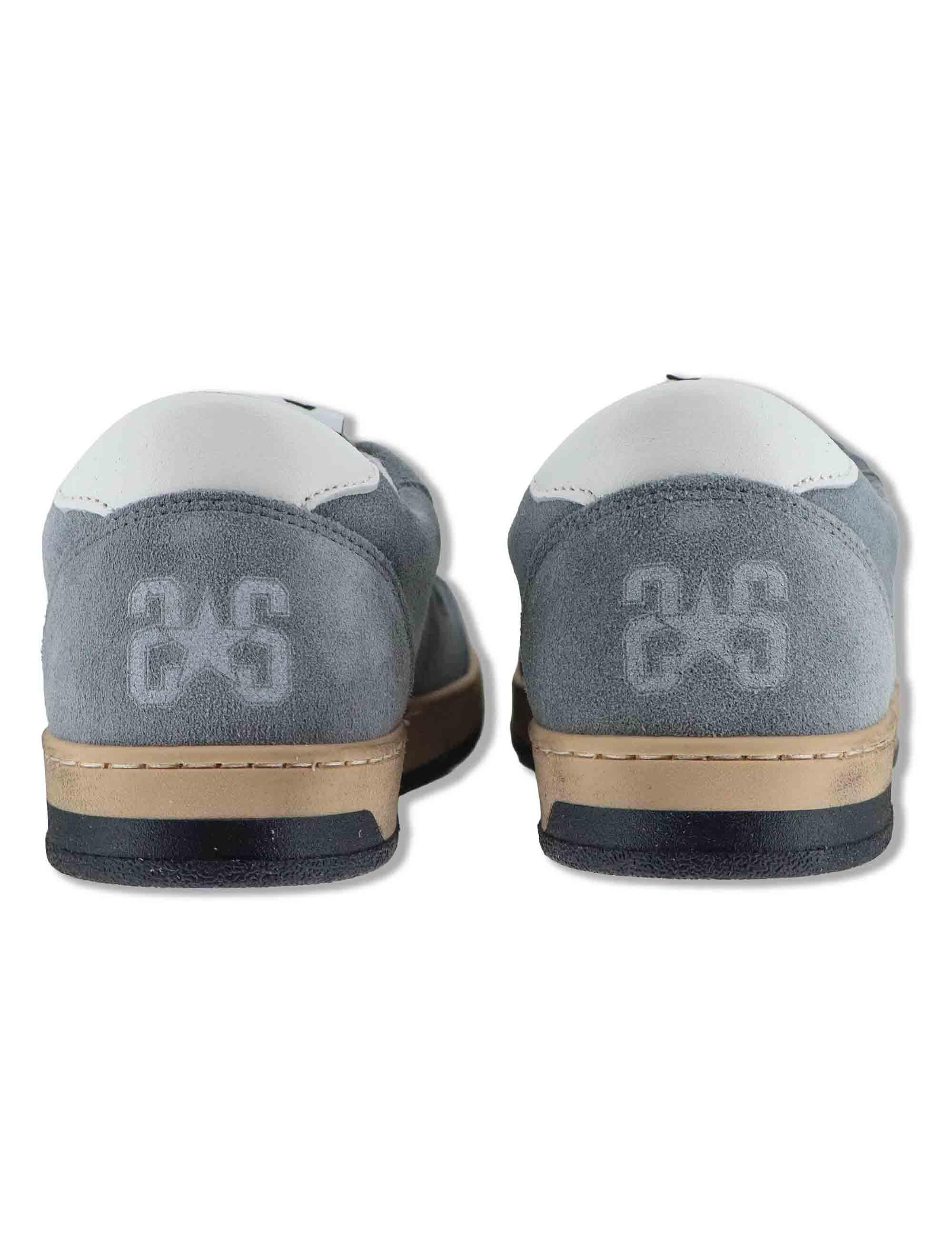 Sneakers uomo Week in camoscio blu con stelle laterali 2SU5061 218 2Star 