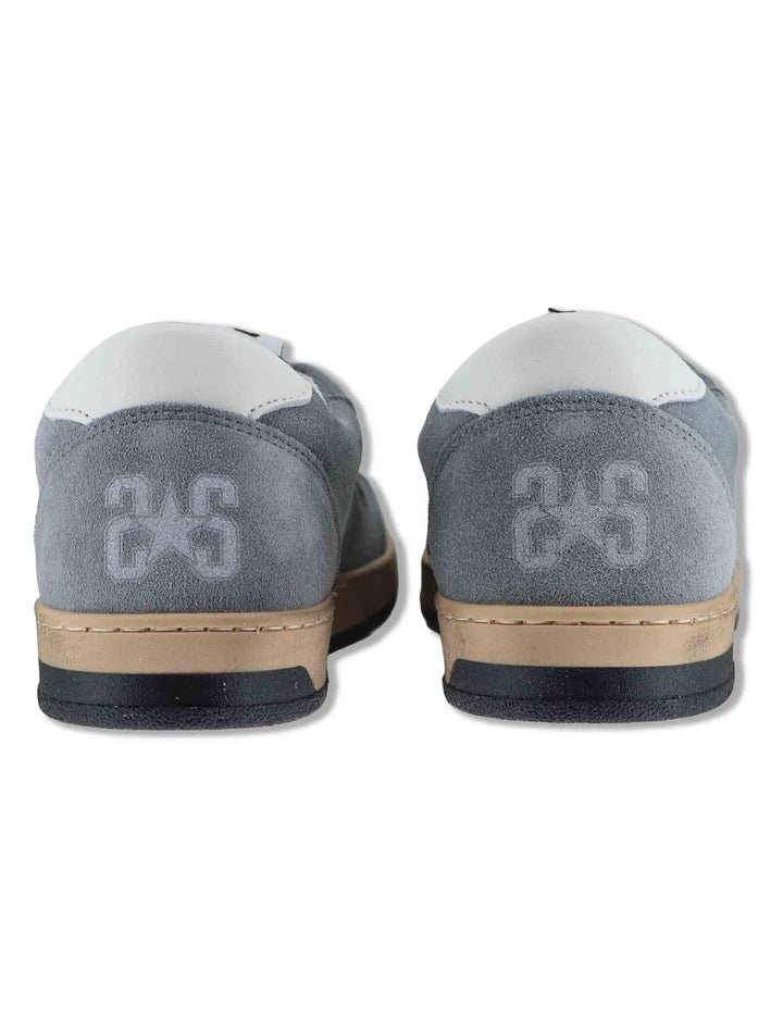Sneakers uomo Week in camoscio blu con stelle laterali 2SU5061 218 2Star 