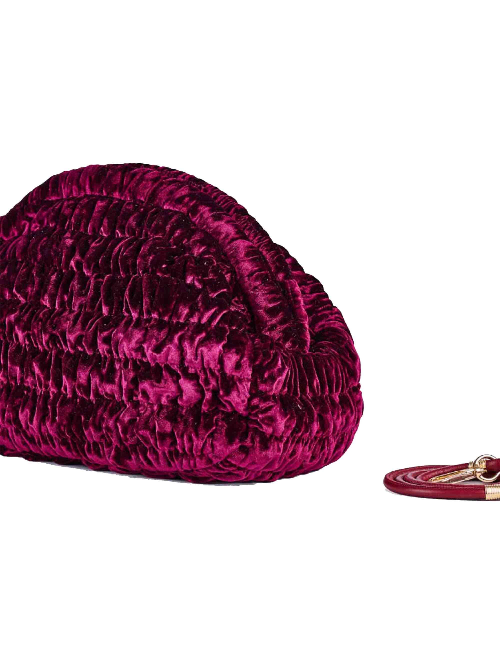 Borse pochette donna in velluto bordeaux Donna ASTRID K01