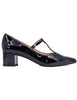 Mery Jane donna in vernice nera con punta a punta