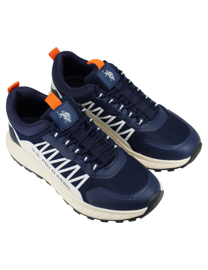 Sneakers uomo in tessuto tecnico blu SETH008 DBL001 U.S. Polo Assn. 