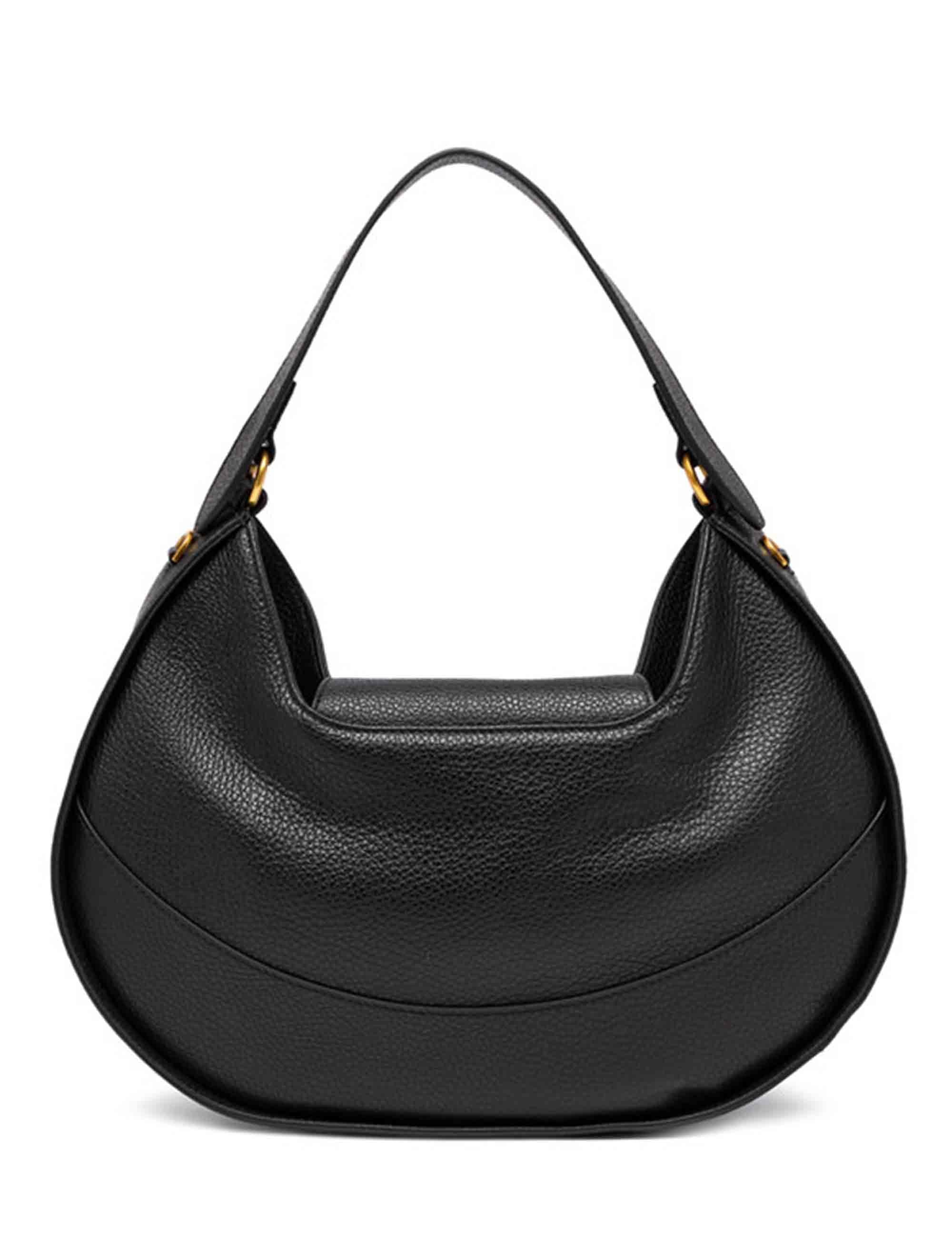 Borse donna Edith a spalla in pelle nera con tracolla BS11361 001 GRN Gianni Chiarini 