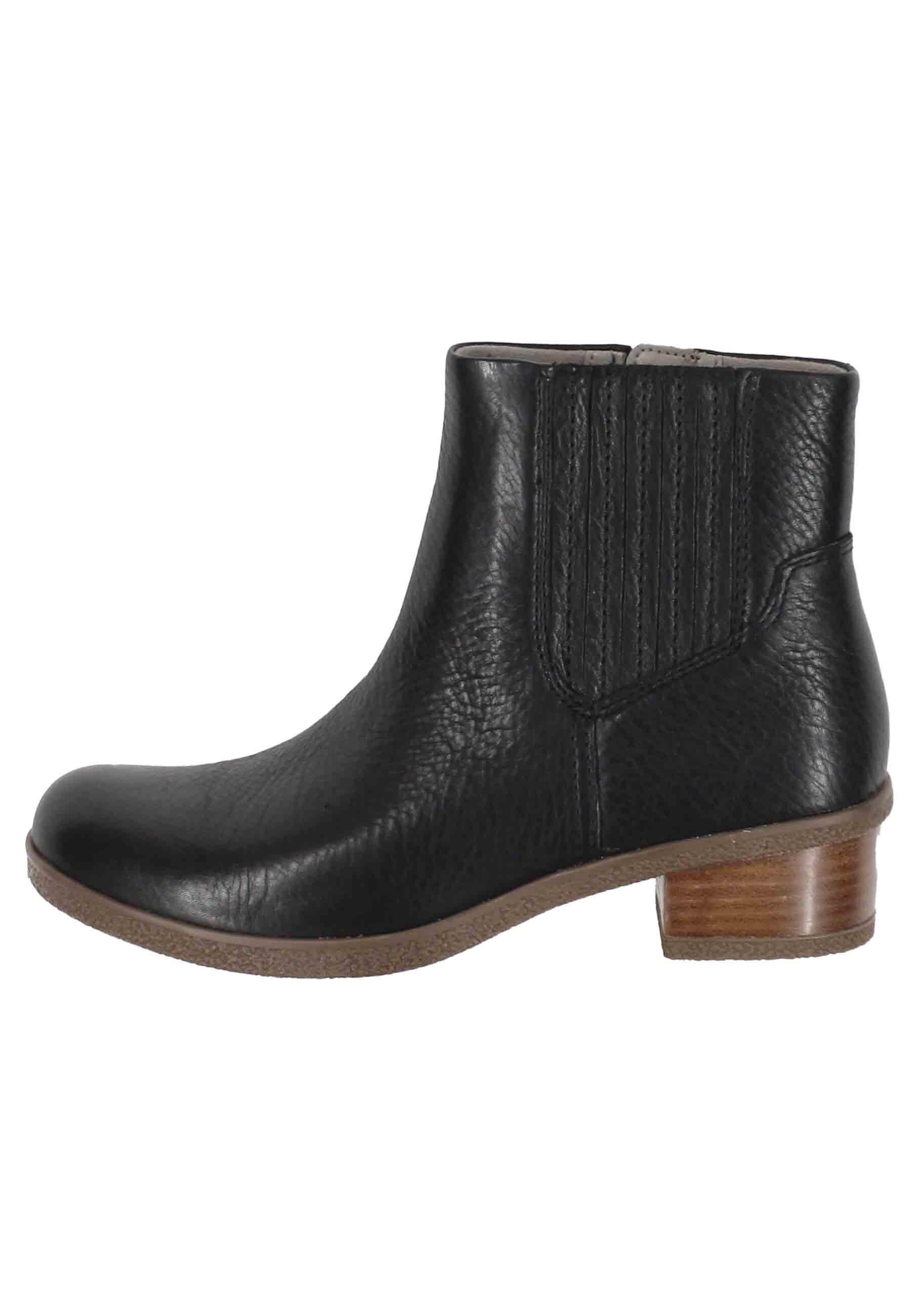 Stivaletti donna whaterproff in pelle nero con suola in gomma DAISIE 293 1472300 Dansko 