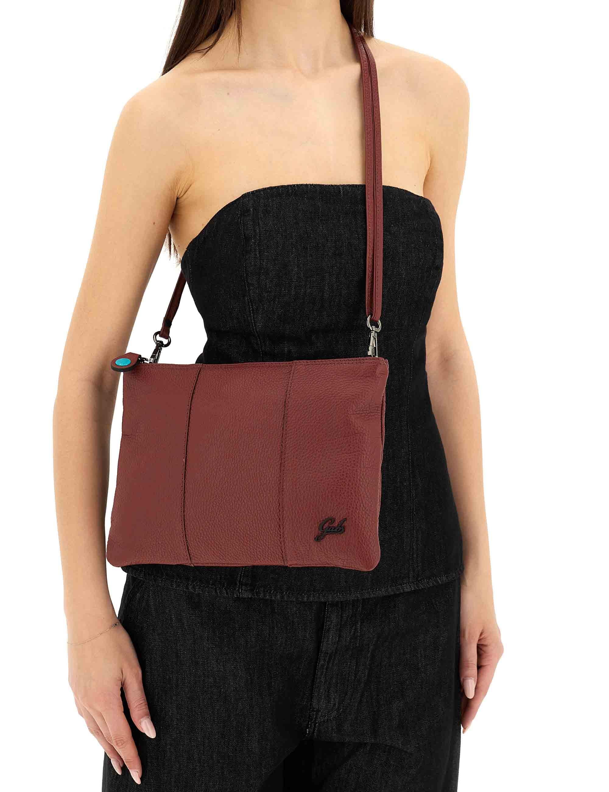 Borse donna pochette Beyonce in pelle martellata cuoio G000040T2 X2428 C1559 Gabs 