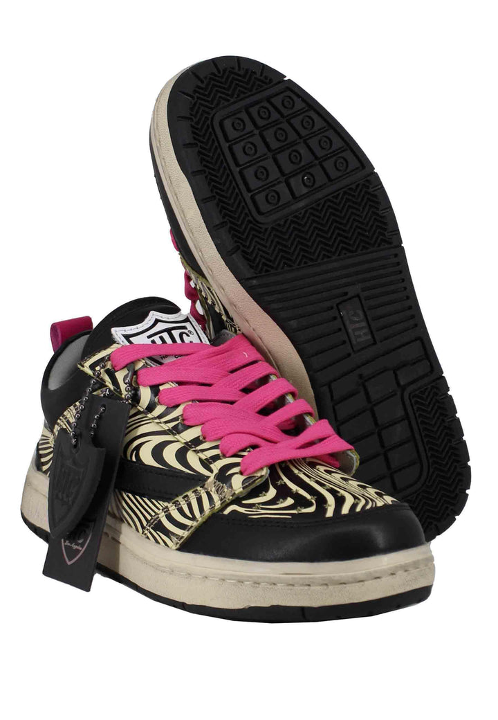 Sneakers donna Starlight Zebra in pelle animalier 23WHTSC023 900 HTC Los Angeles 