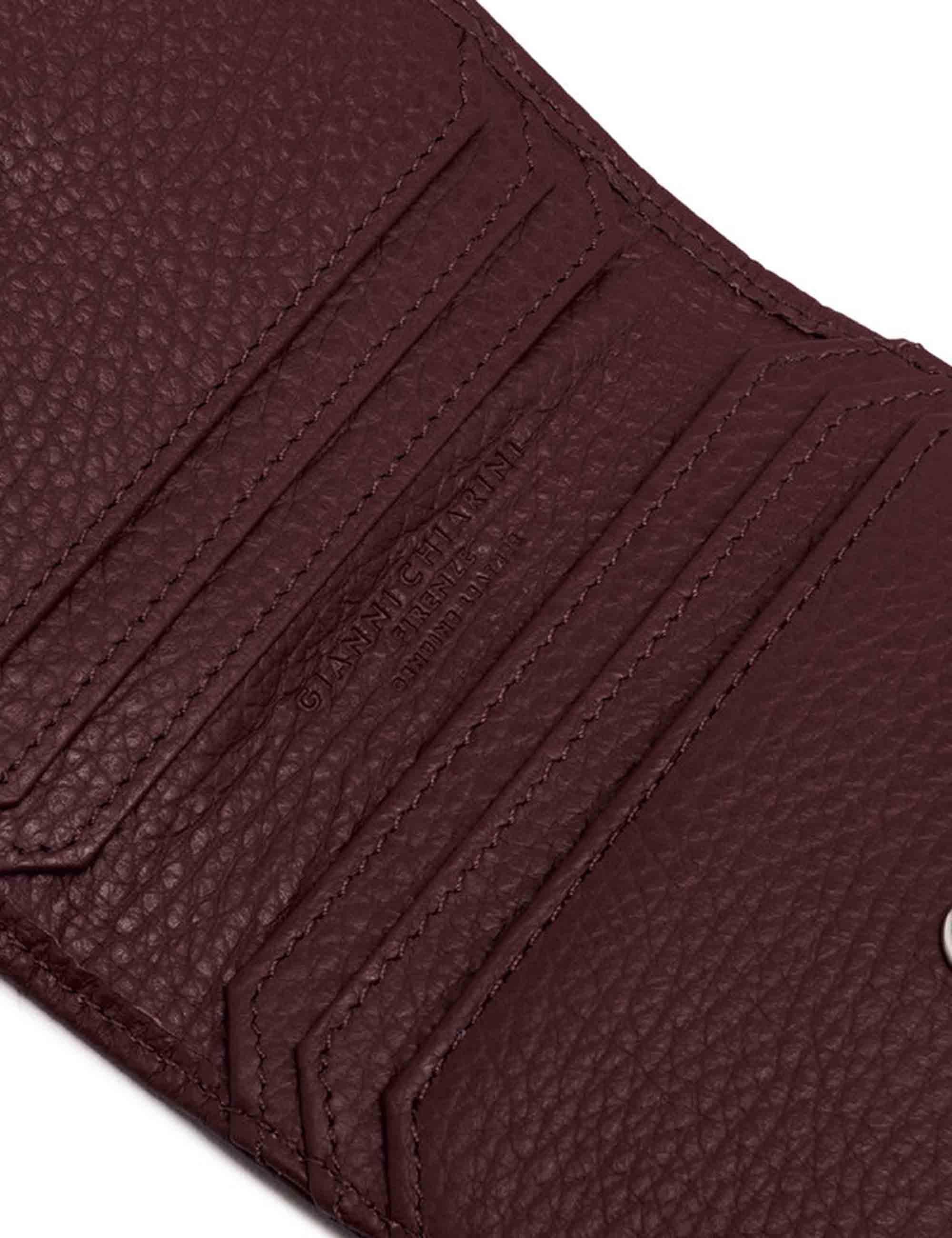Portafogli Wallets Grain in pelle bordeaux PF5039 14050 GRN Gianni Chiarini 