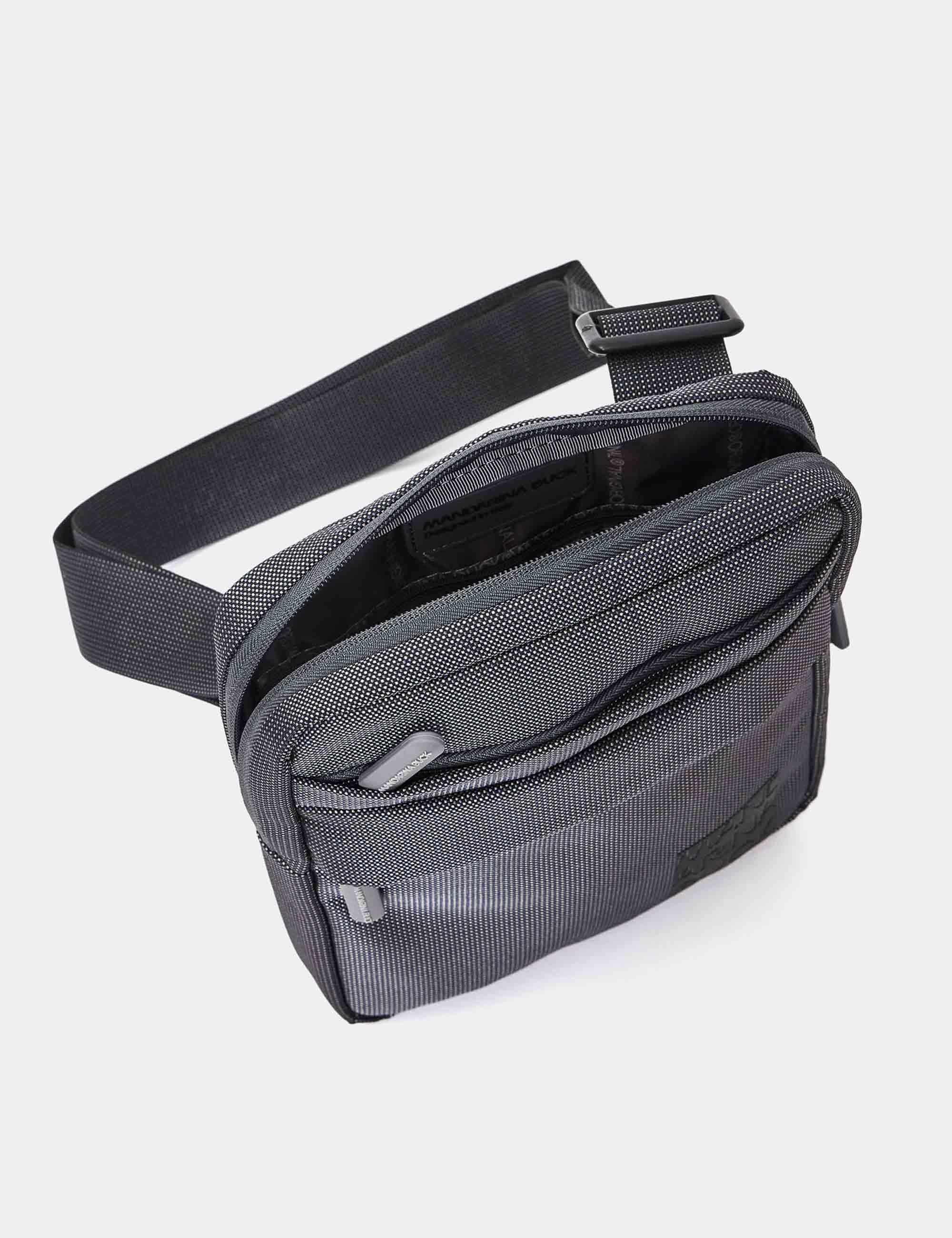 Borselli district in tessuto grigio con tracolla P10KPM03 465 Mandarina Duck 