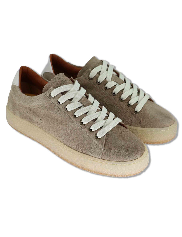 Sneakers uomo Kelpe in camoscio taupe con suola alta 13971 11218AM Ambitious 