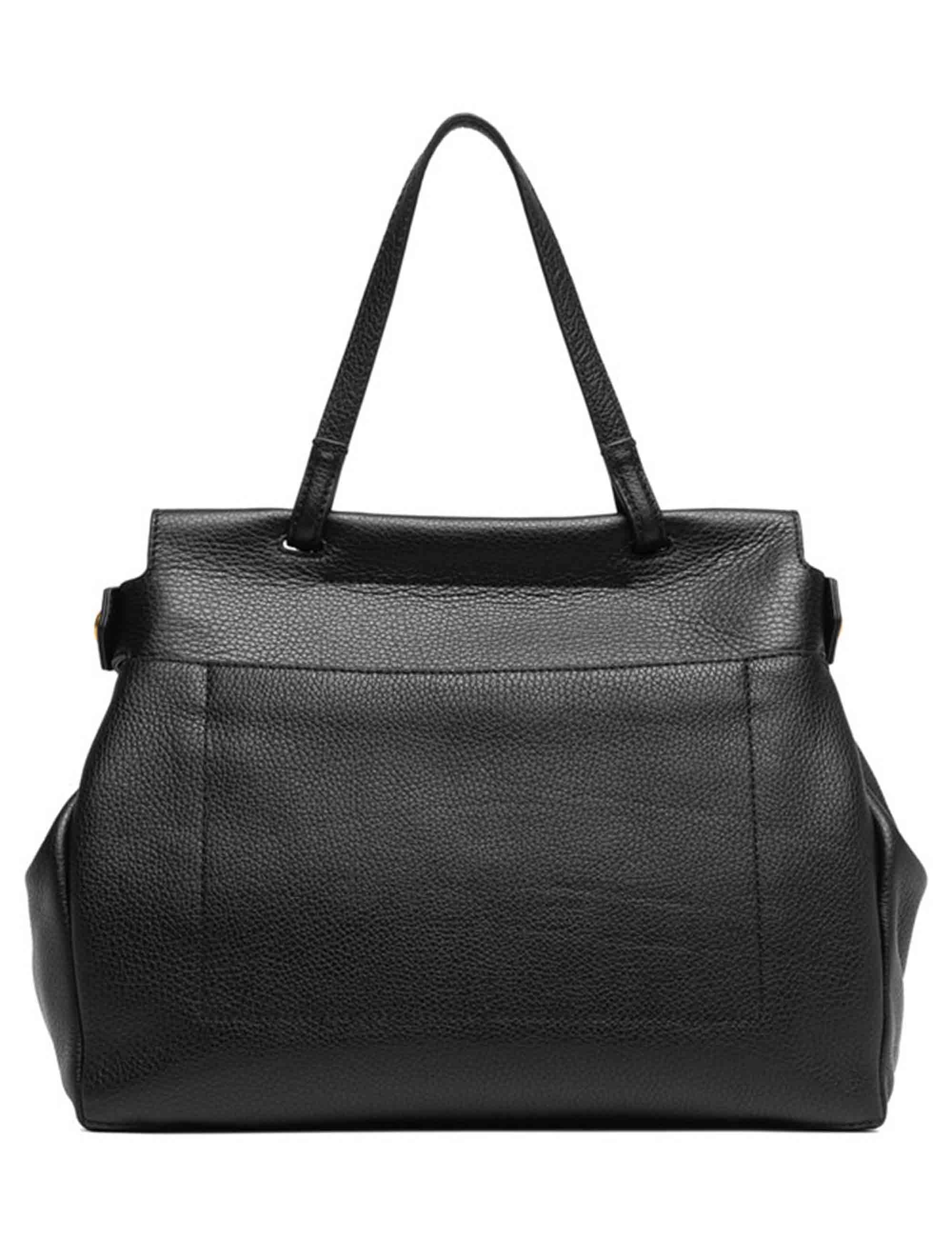 Borse donna Ottavia in pelle nera con manico e tracolla BS11376 001 GRN Gianni Chiarini 