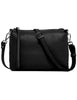 Three Women's Black Hammered Leather Bags BS4362 001 COMMGRN