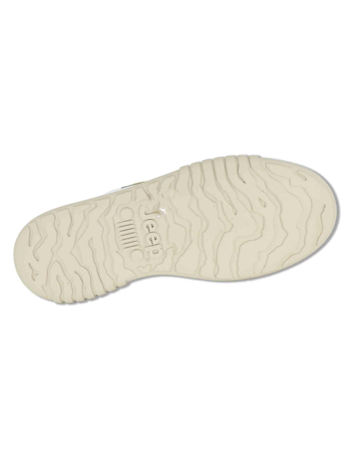 Sneakers uomo Rock White in pelle bianca con suola leggera JM52091A 051 Jeep 