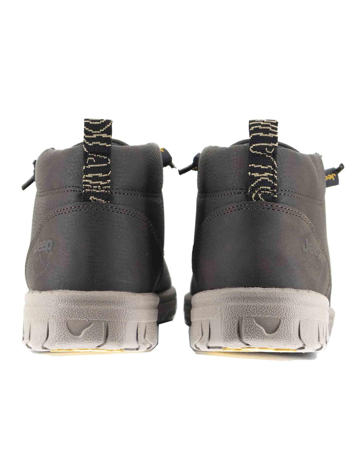 Stivaletti uomo Samoa Mid in pelle marrone con lacci elastici JM52110A 030 Jeep 