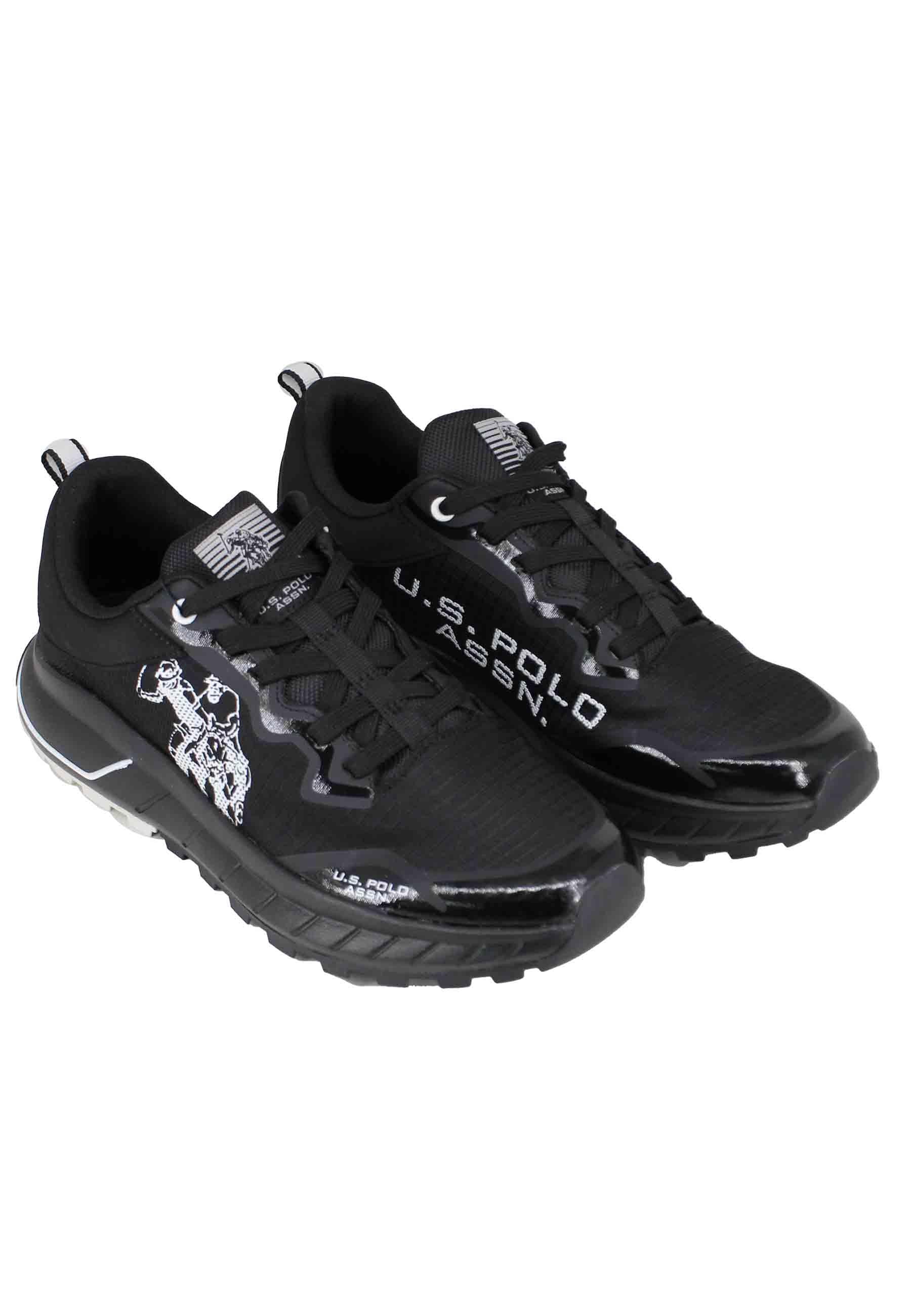 Sneakers uomo in tessuto tecnico nero SETH005 BLK U.S. Polo Assn. 
