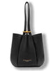 Lily Mini Bag in pelle nera con chiusura gioiello Donna BS12000 RNGDBL T.U. 001