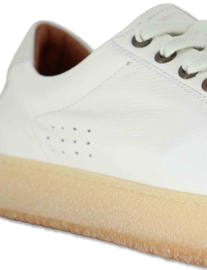 Sneakers uomo Kelpe in pelle bianca con suola alta 13971 4652AM Ambitious 