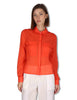 Women's pure red cotton shirts with large pockets JABCM0001-F1493-1230 2206