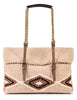Beige eco-fur bags with double handles, Women's AMANDA U02