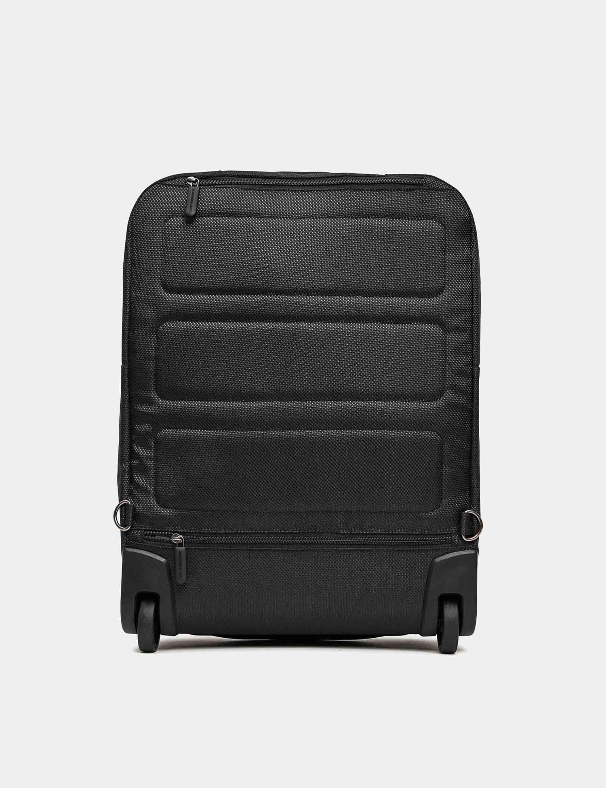 Zaini trolley soft Zephy cabin size in nero P10OTV06 651 Mandarina Duck 