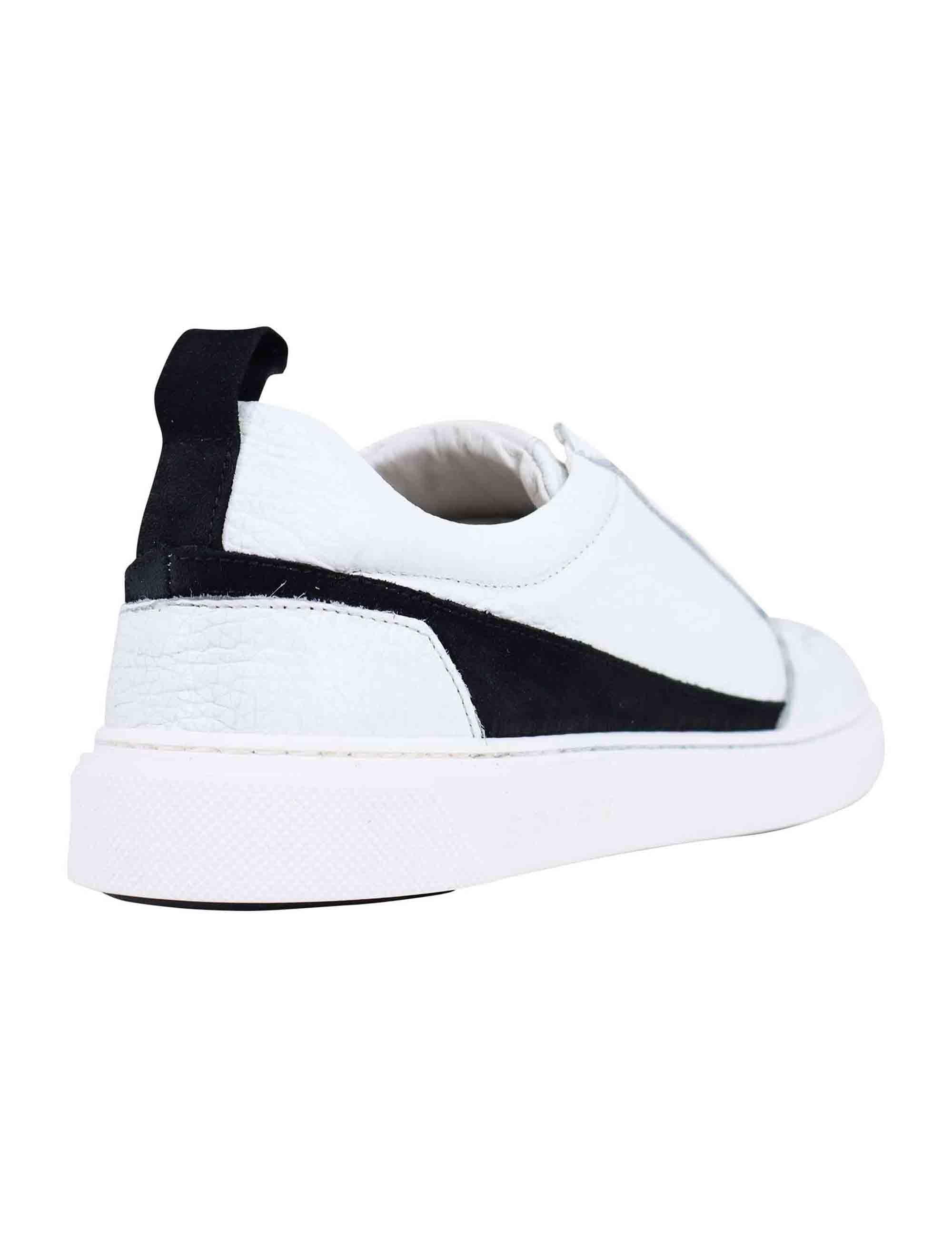 Sneakers uomo in pelle bianca SP144 001 Spark for Spatarella 