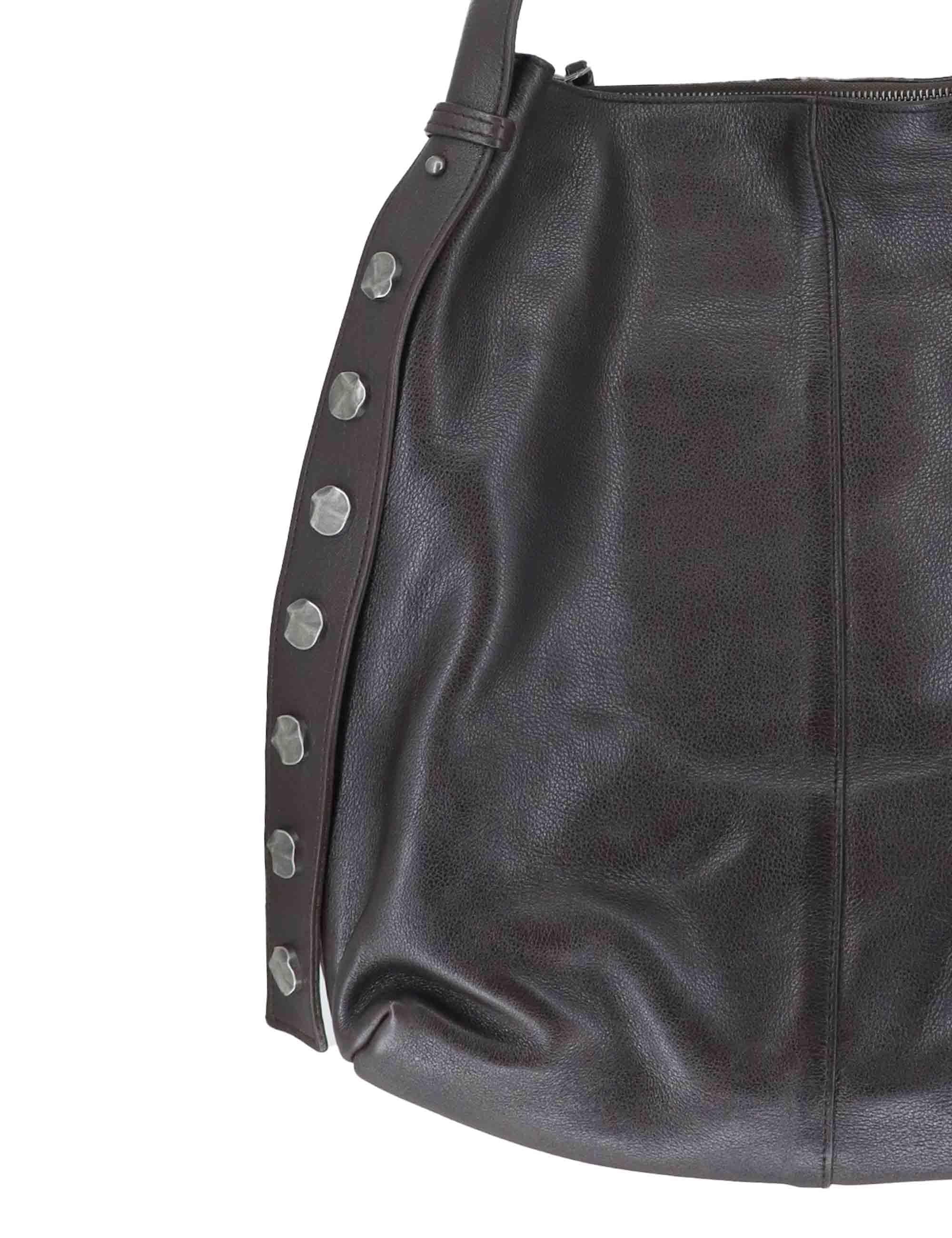 Borse donna stud in pelle marrone RBS 9404 760 Rehard 