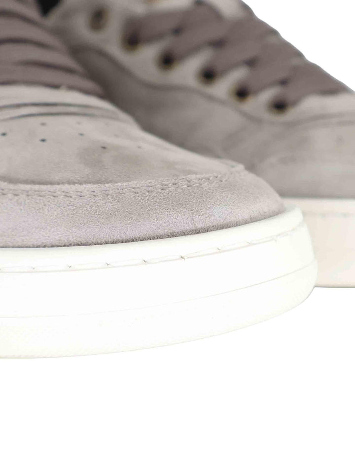 Sneakers uomo in camoscio grigio con suola in gomma ultraleggera SPOR5540 060 Spatarella 