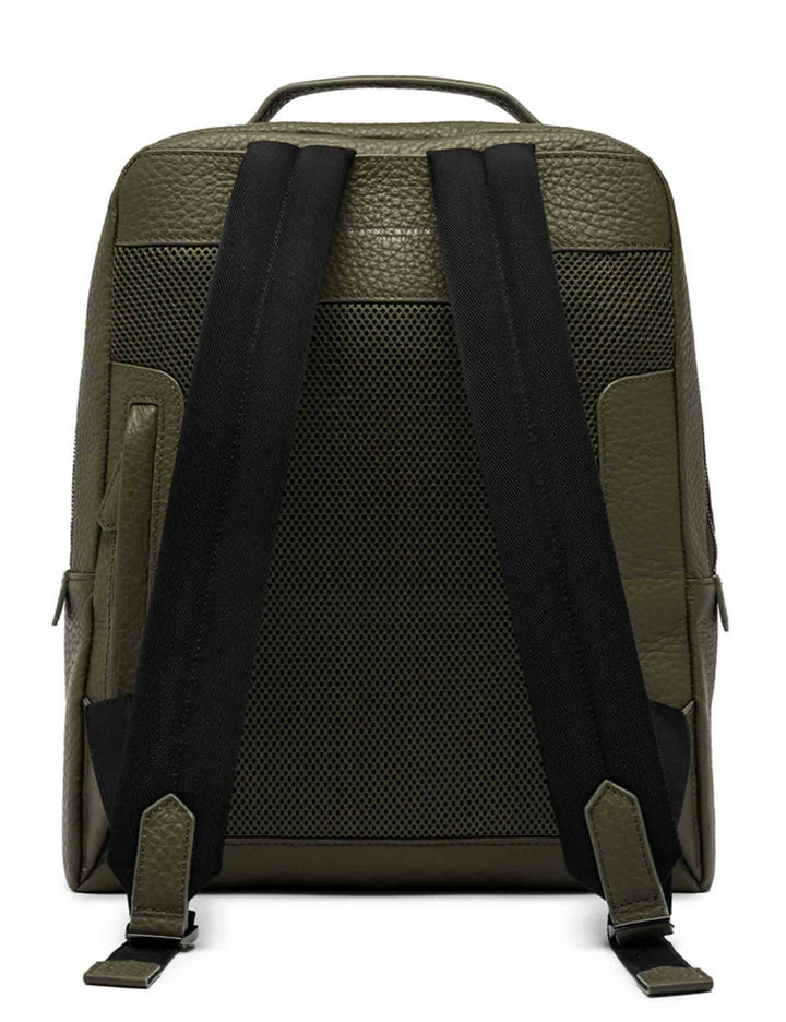 Zaini uomo Florence in pelle verde ZNU B17813-1 DS 583 Gianni Chiarini 