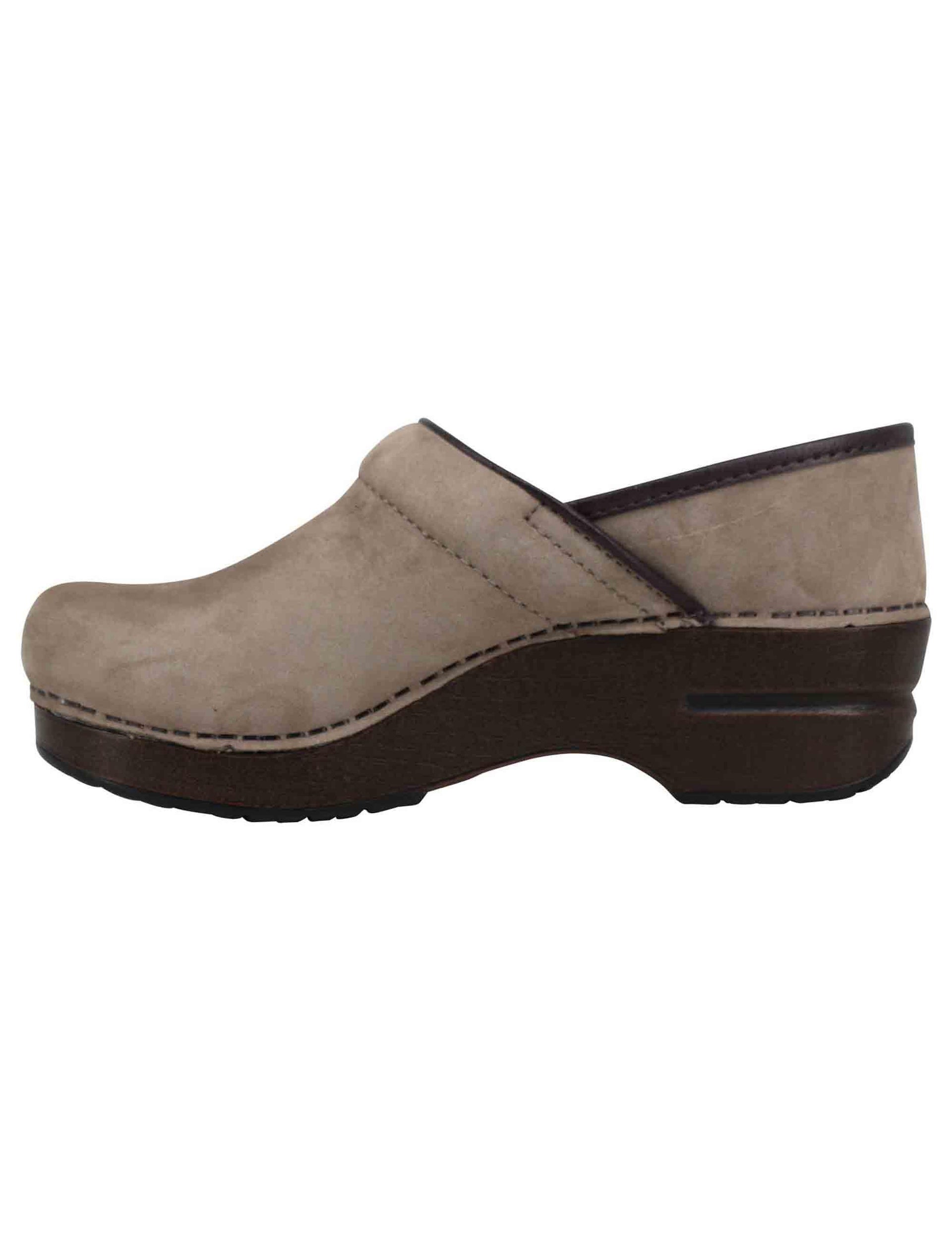 Clogs donna Professional in nabuk taupe PROFESSIONAL 106-167878 Dansko 