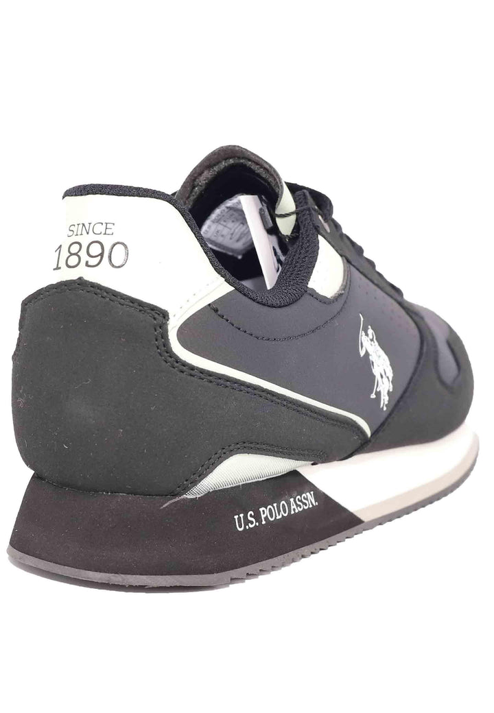 Sneakers uomo in tessuto nero NOBIL003E BLK U.S. Polo Assn. 