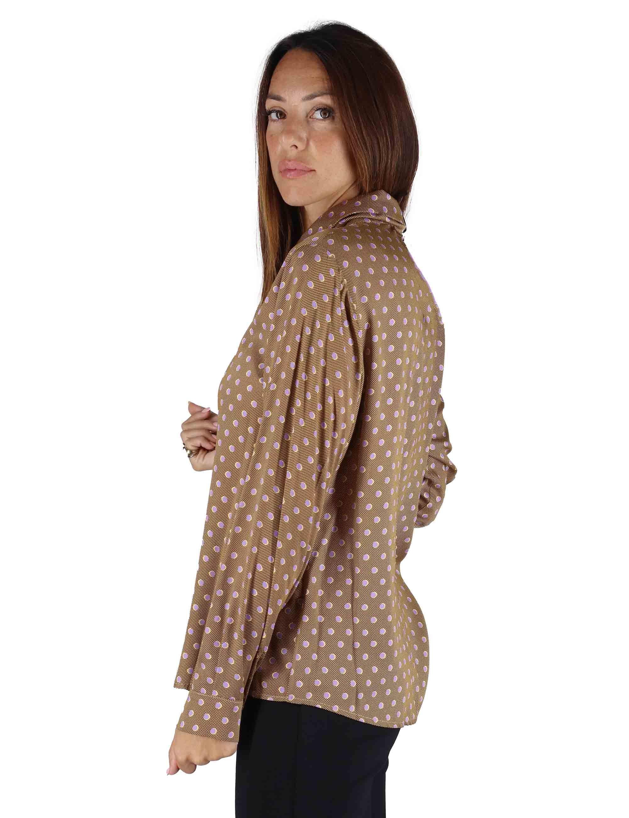 Camicie in viscosa naturale gialla Donna JABCM0025-F1438 1220