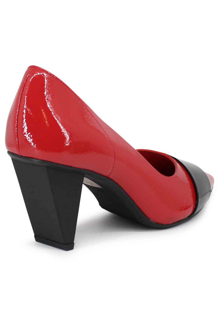 Decollete donna a in vernice rossa 7372 017 Ras 