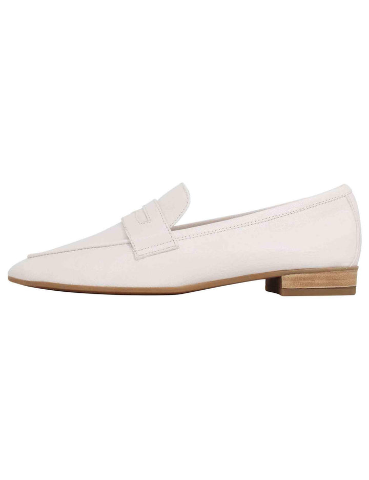 Mocassini donna in pelle sfoderata avorio BAZA RK IVORY Unisa 